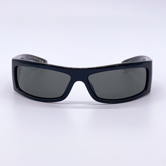 NEW GUCCI GG1492S BLACK UNISEX SHIELD SUNGLASSES GUCCI - Picture 5 of 14